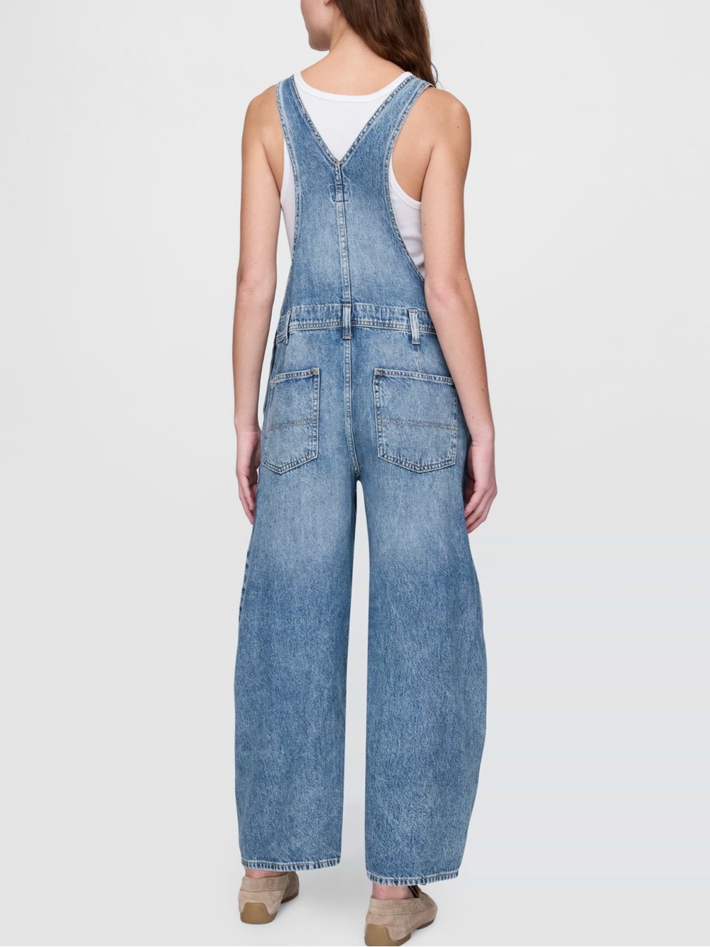 GAP - Ultrasoft Horseshoe Overalls - S Tall - Picture 2 of 8